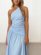 One Shoulder Dress - The Nicole - Tayan Dress Co.