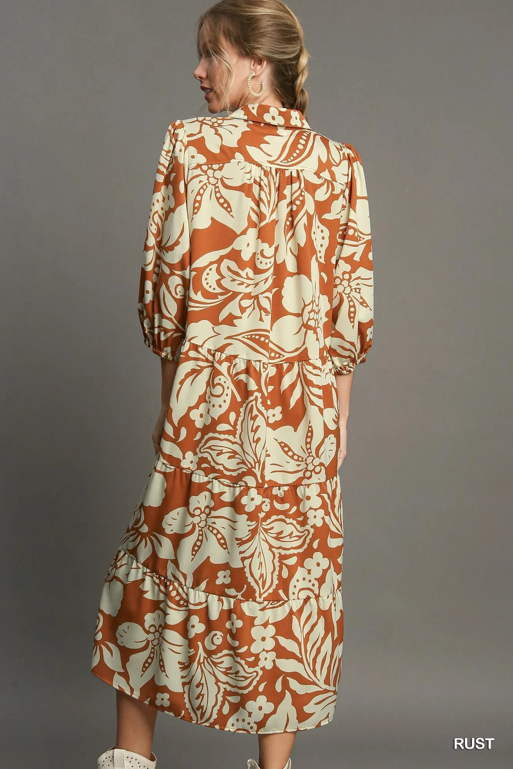 Midi Shirt Dress - The Nicole - Tayan Dress Co.