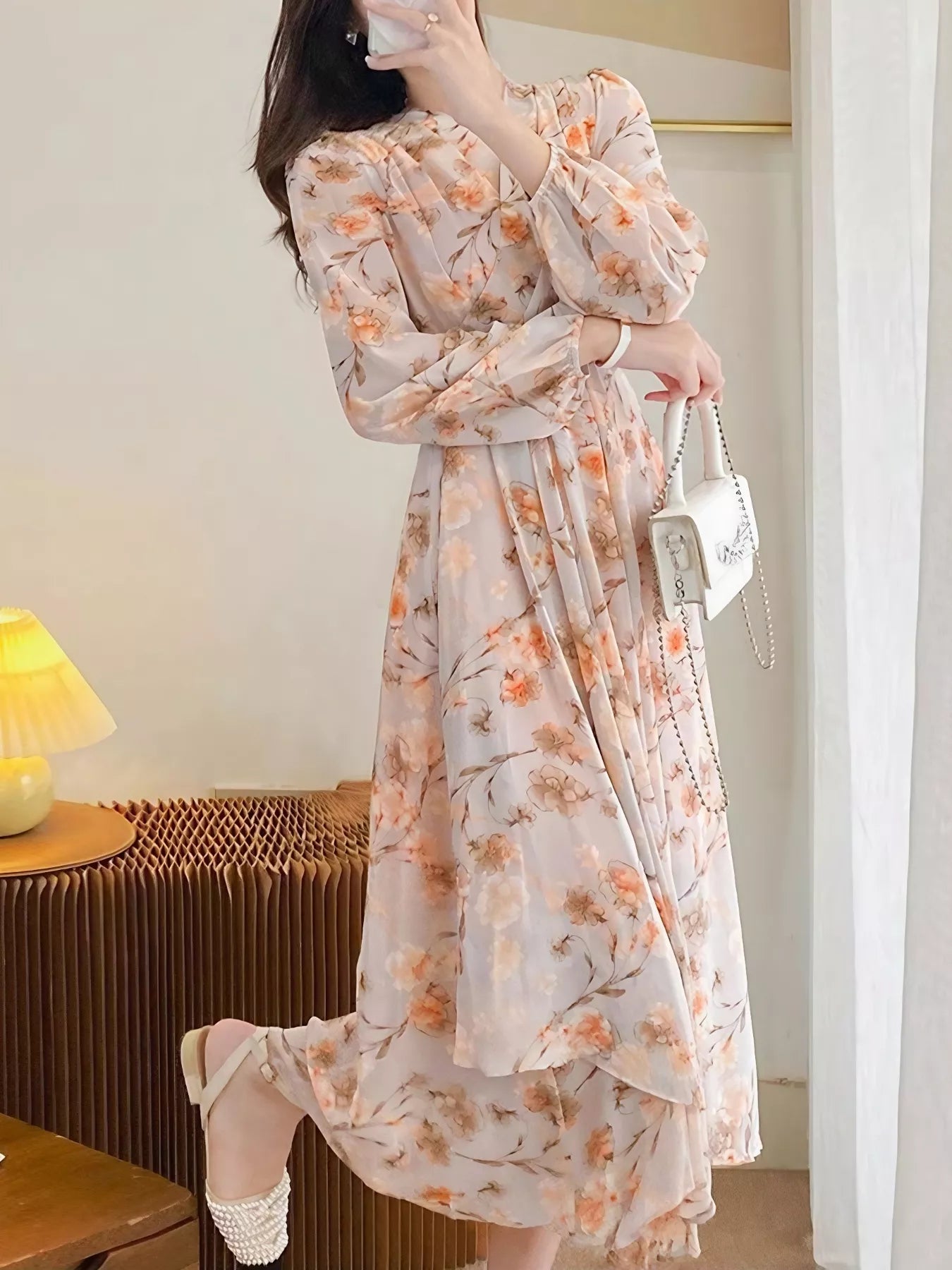 Long Sleeve Midi Dress - The Nicole - Tayan Dress Co.