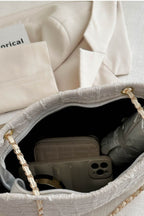 Polyester Texture Chain Tote bag - TNT Dress Co.