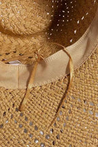 Western Fedora Straw Hat