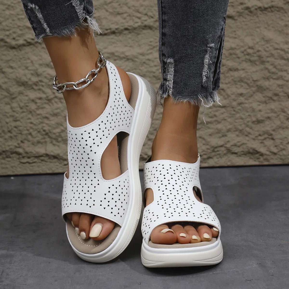 Platform Sandals - The Nicole - Tayan Dress Co.