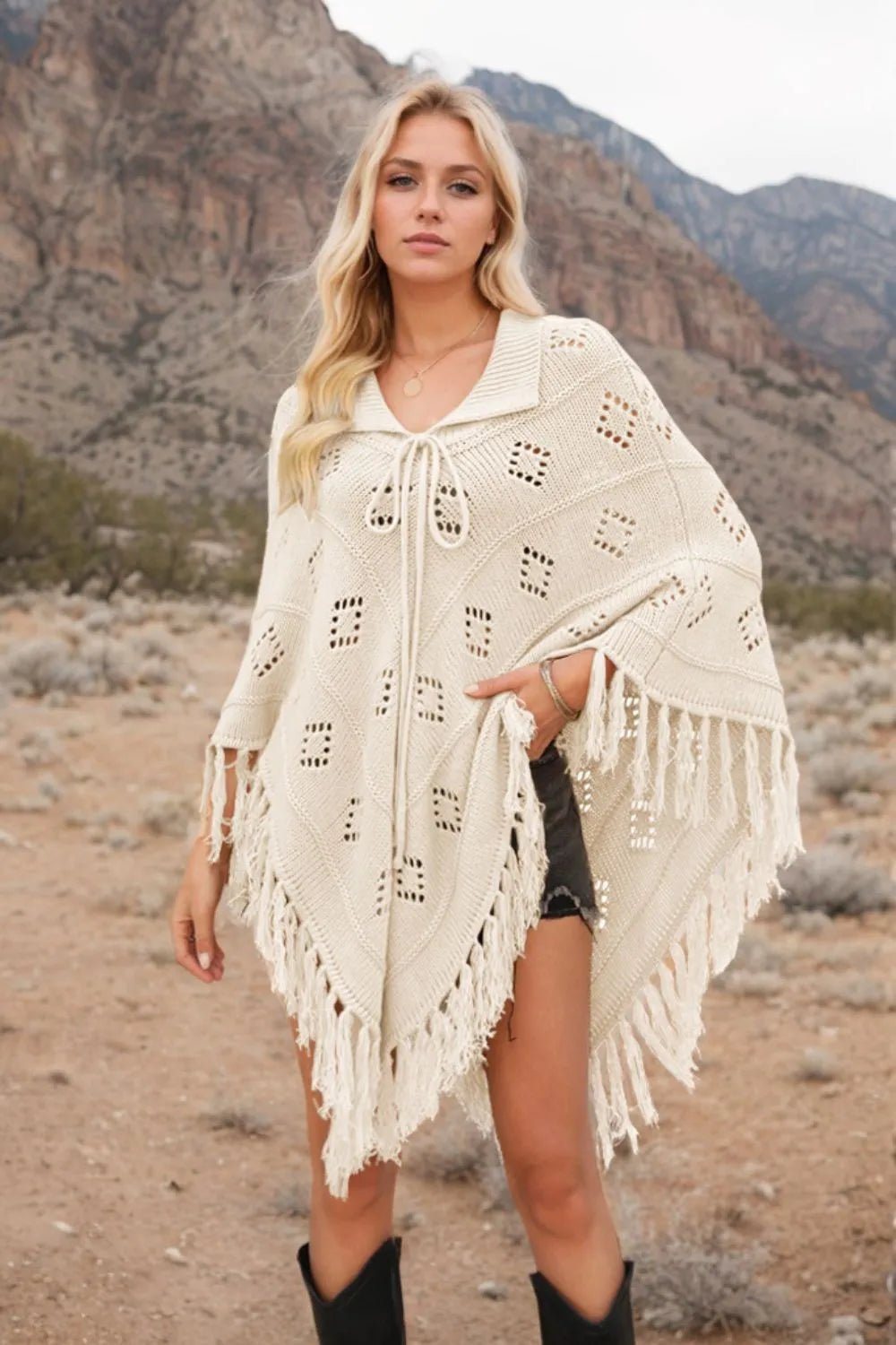 Tassel Hem Cover Up - The Nicole - Tayan Dress Co.