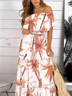 Off Shoulder Maxi Dress - The Nicole - Tayan Dress Co.
