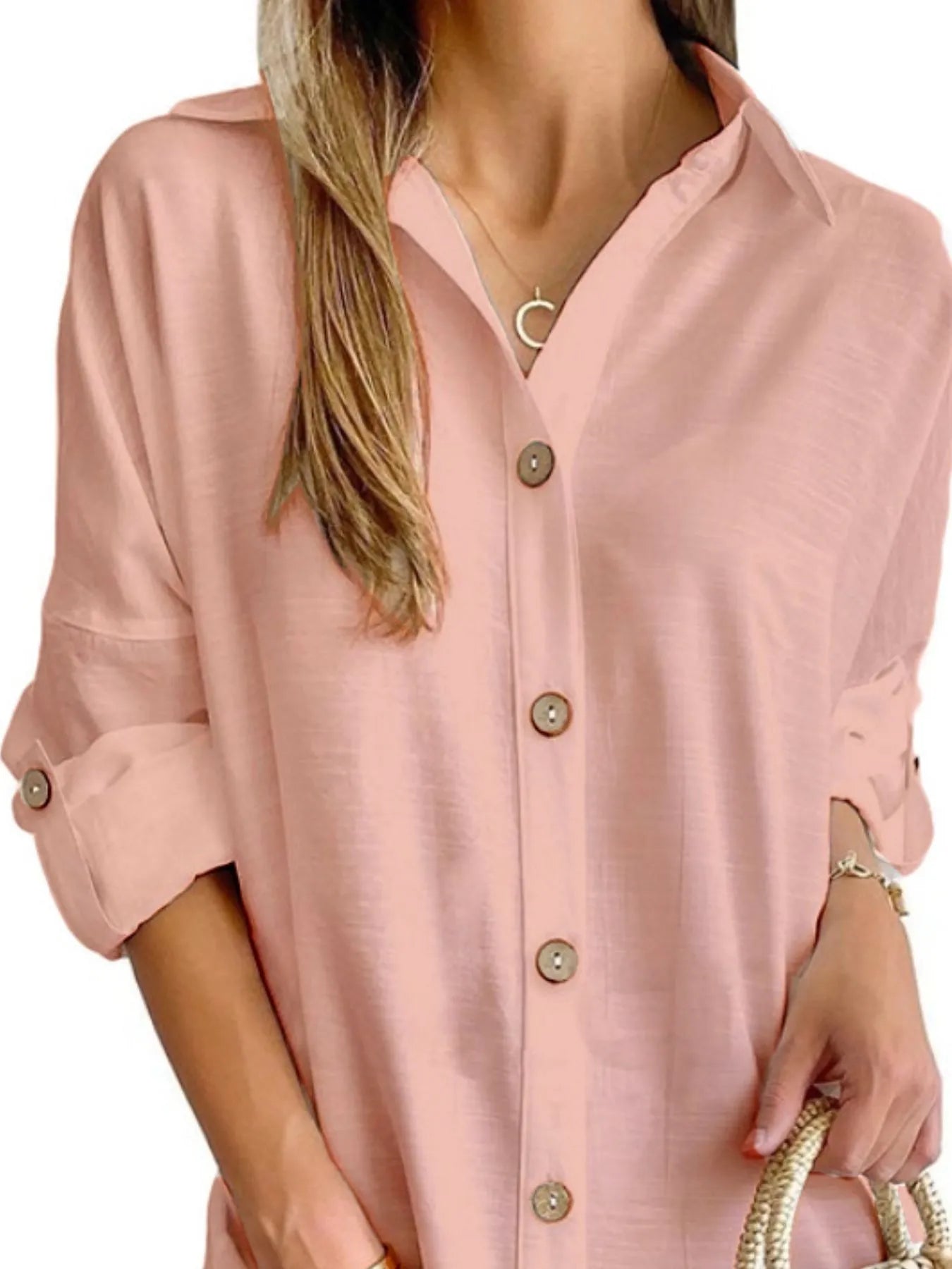 Button Down Long Sleeve Shirt Dress - TNT Dress Co.