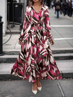 Long Sleeve Maxi Dress - The Nicole - Tayan Dress Co.