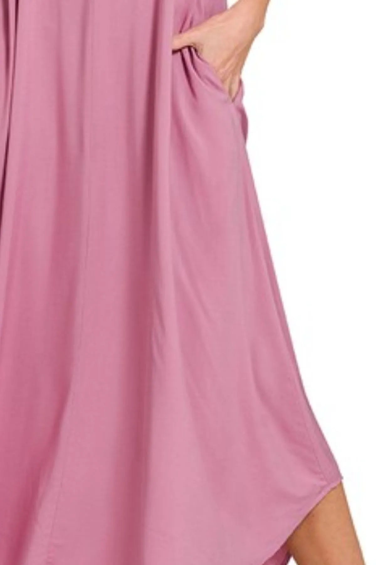 Zenana Woven Arc Hem Cami Dress With Flowy Pockets - TNT Dress Co.