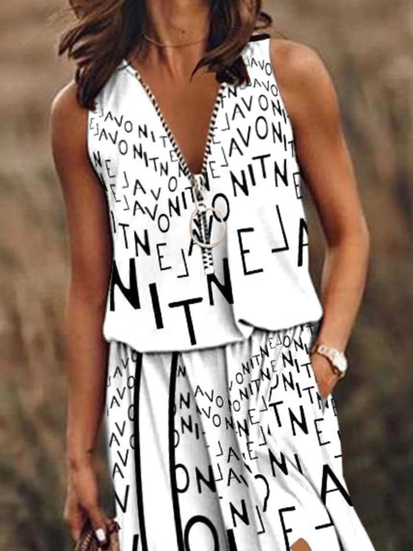Maxi Dress with Side Slit - The Nicole - Tayan Dress Co.