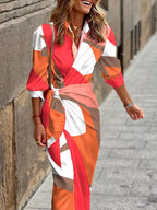 Collared Neck Shirt Dress - The Nicole - Tayan Dress Co.
