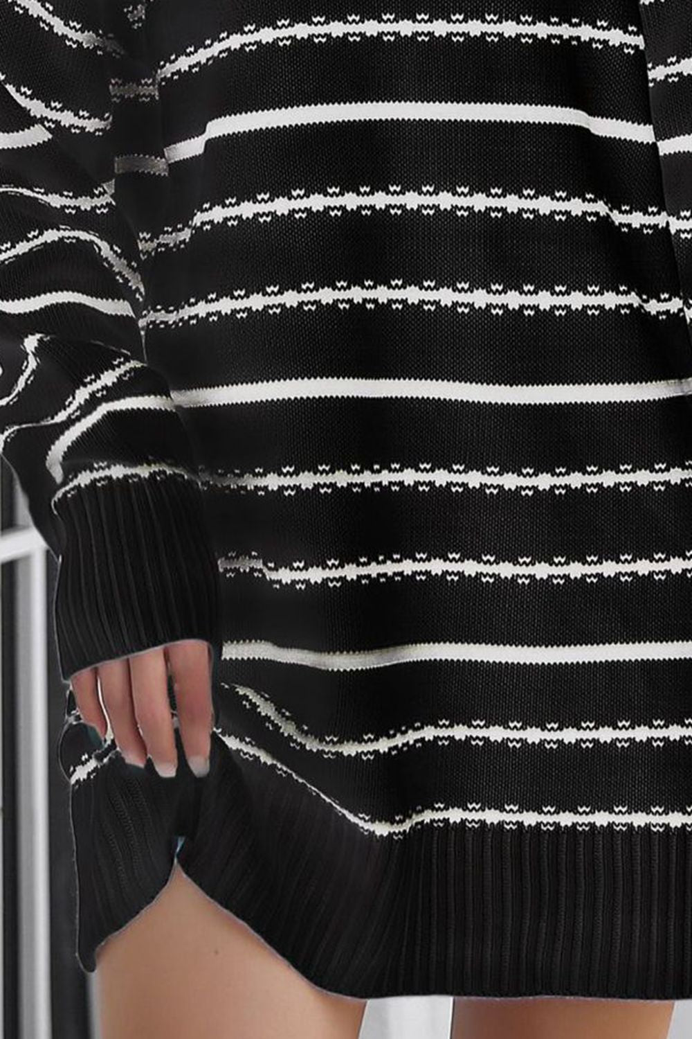 V - Neck Sweater Dress - The Nicole - Tayan Dress Co.