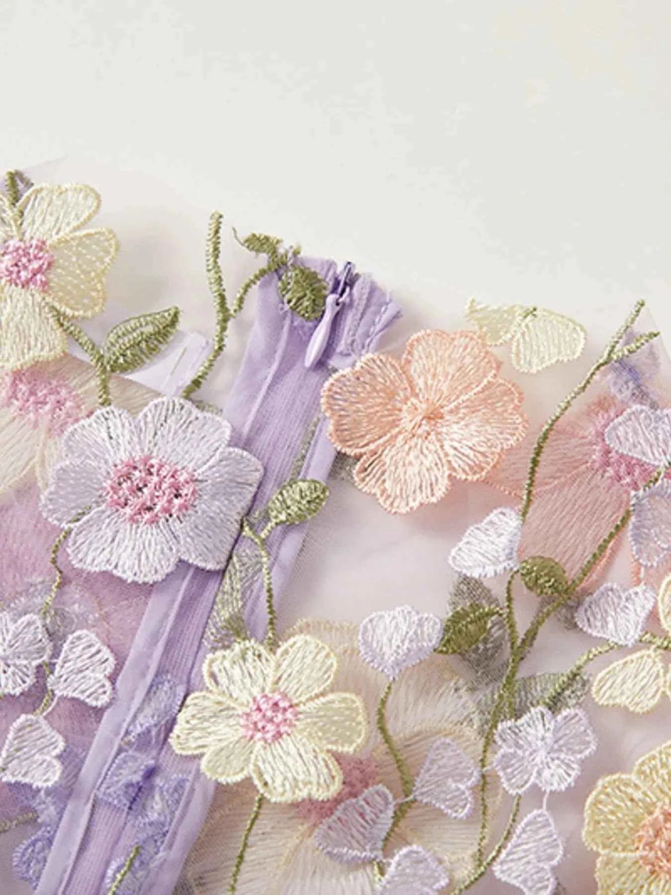 Floral Embroidered Dress