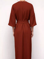 Round Neck Sleeve Dress - The Nicole - Tayan Dress Co.