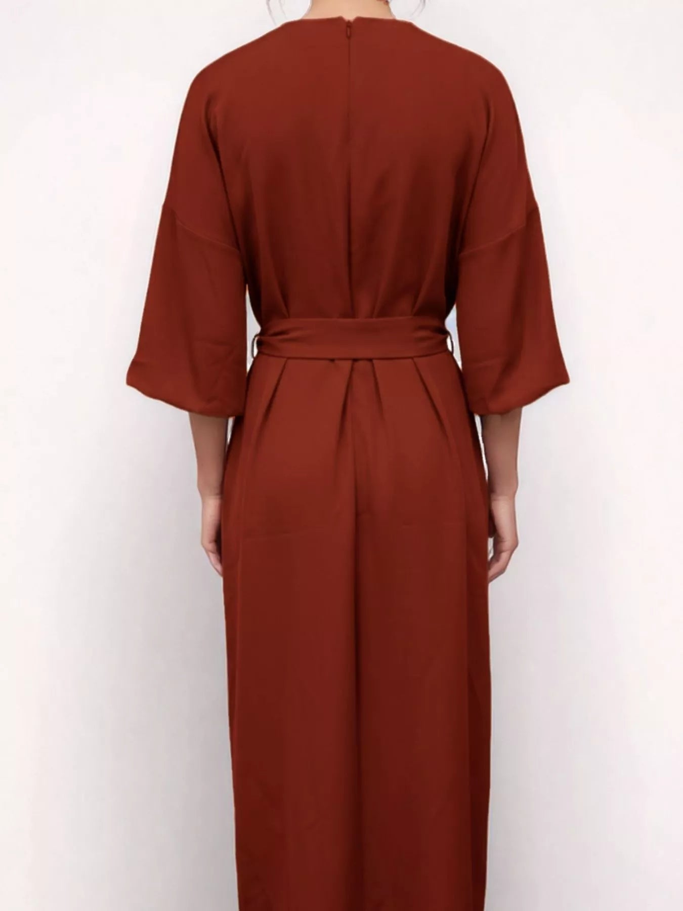 Round Neck Sleeve Dress - The Nicole - Tayan Dress Co.