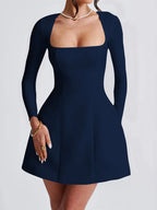 Long Sleeve Mini Dress - The Nicole - Tayan Dress Co.