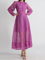 Long Sleeve Midi Dress - The Nicole - Tayan Dress Co.