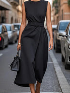 Sleeveless Midi Dress - The Nicole - Tayan Dress Co.