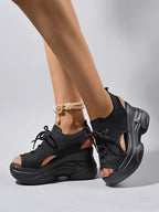 Platform Wedge Sandals - The Nicole - Tayan Dress Co.