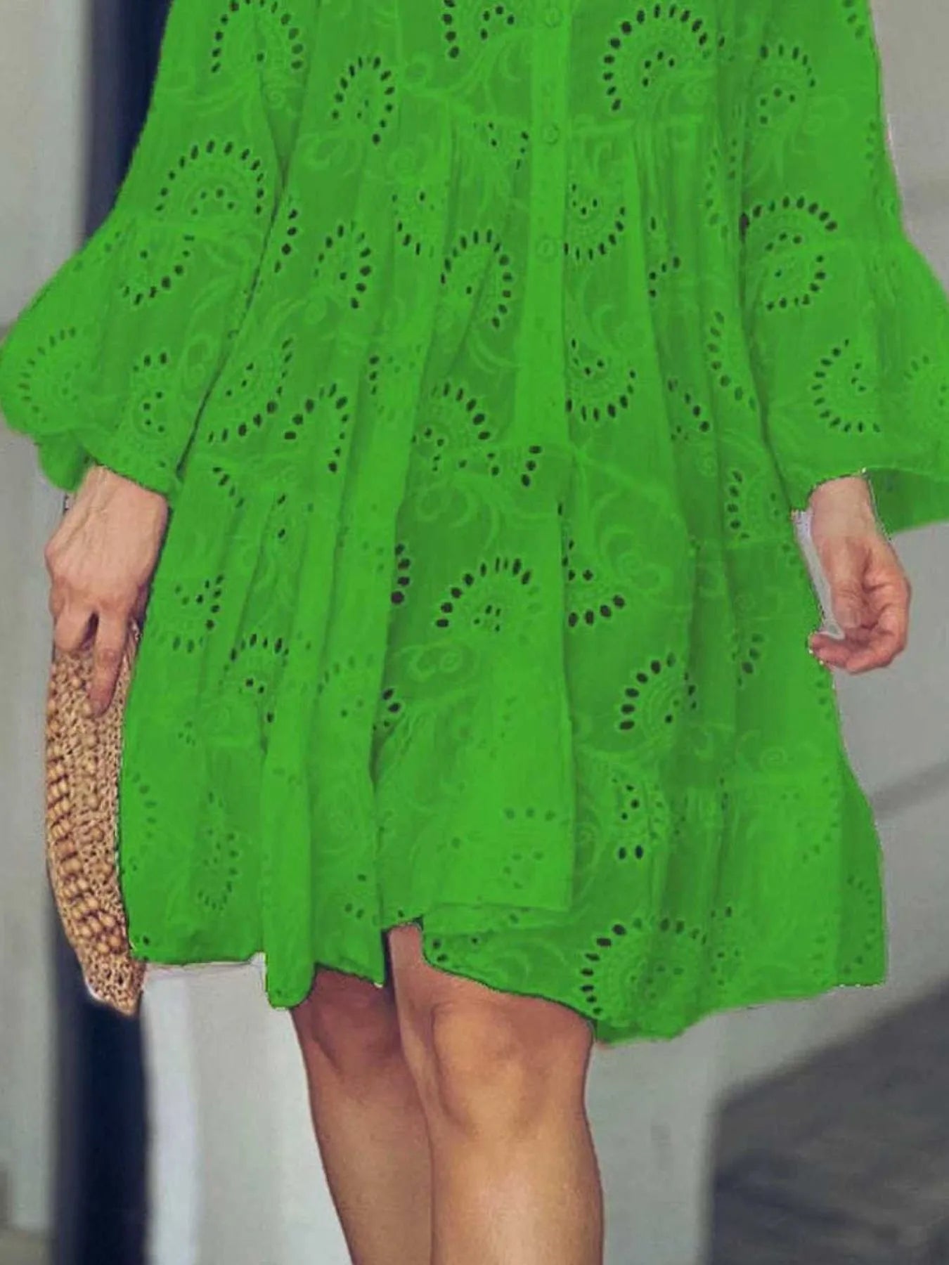 Ruffled Hem Dress - The Nicole - Tayan Dress Co.