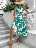 Printed Sleeveless Dress
