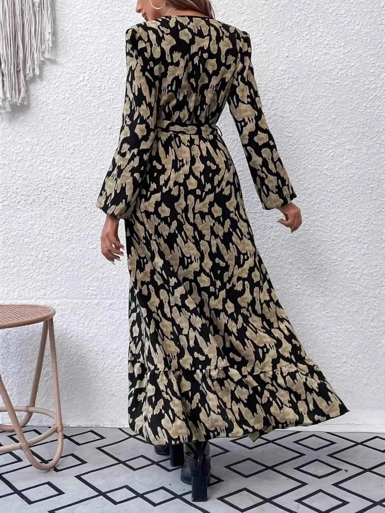 Leopard Long Sleeve Dress