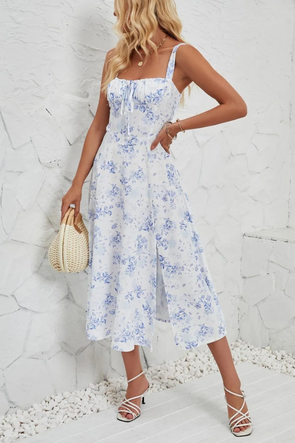 Cami Dress with Side Slit - The Nicole - Tayan Dress Co.