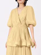 Mid Sleeve Maxi Dress - The Nicole - Tayan Dress Co.