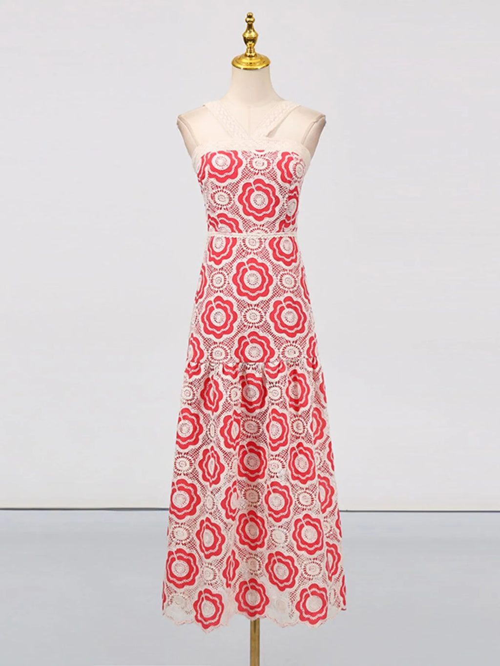 Sleeveless Midi Dress - The Nicole - Tayan Dress Co.
