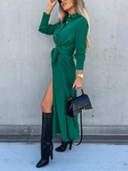 Long Sleeve Shirt Dress - The Nicole - Tayan Dress Co.