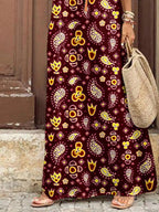 V - Neck Short Sleeve Maxi Dress - The Nicole - Tayan Dress Co.