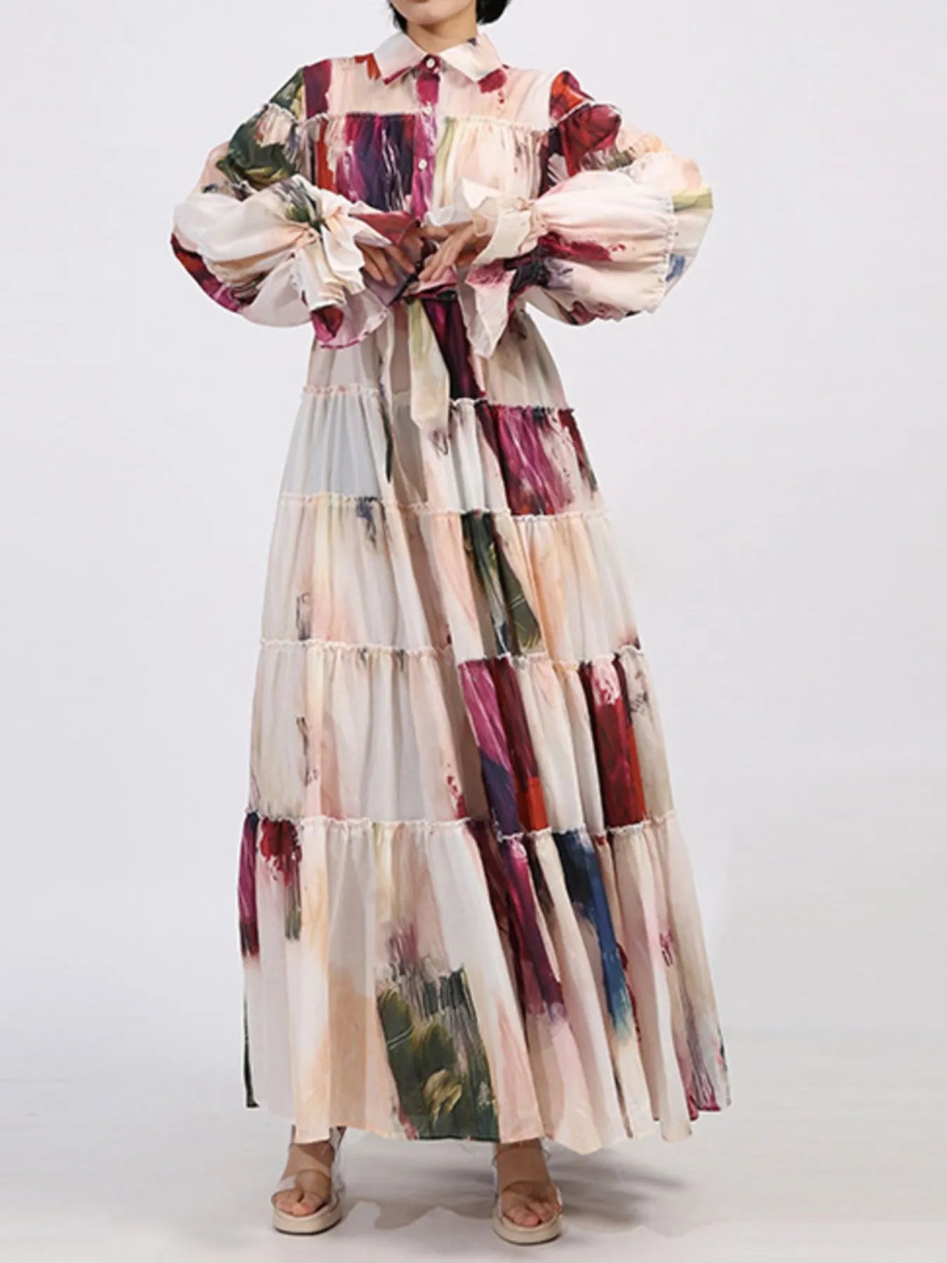 Tie Waist Maxi Dress - The Nicole - Tayan Dress Co.