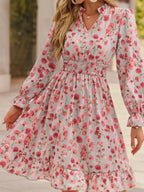 Long Sleeve Ruffle Dress - The Nicole - Tayan Dress Co.