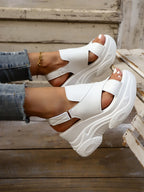 Platform Wedge Sandals - The Nicole - Tayan Dress Co.