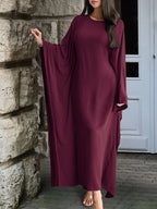 Maxi Dress with Sleeves - The Nicole - Tayan Dress Co.