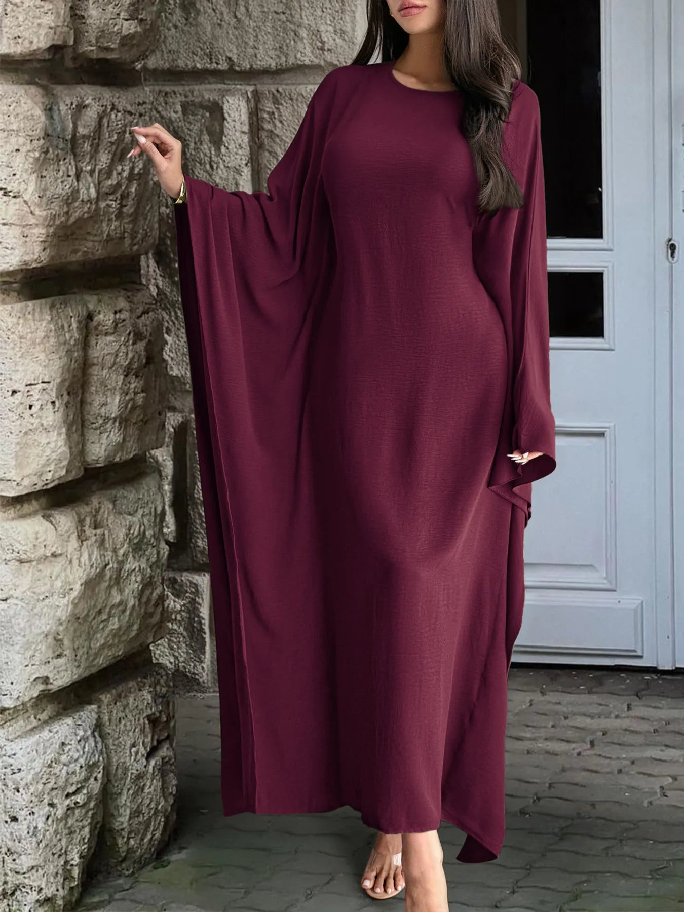 Maxi Dress with Sleeves - The Nicole - Tayan Dress Co.
