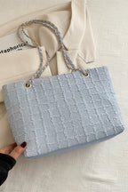 Polyester Texture Chain Tote bag - TNT Dress Co.