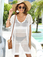 Crochet Knit Cover Up Dress - The Nicole - Tayan Dress Co.