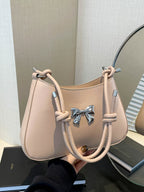 Bow - Detail PU Leather Knotted Strap Handbag - TNT Dress Co.