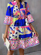 Mid Sleeve Dress - The Nicole - Tayan Dress Co.