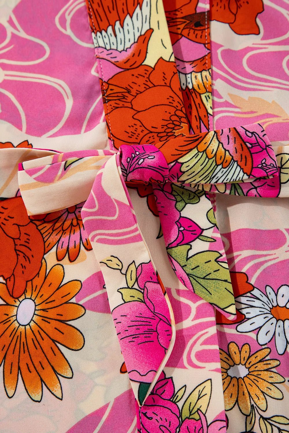 Printed Open Front Cover Up - TNT Dress Co.