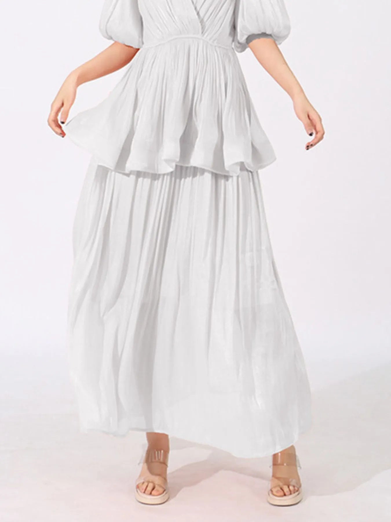 Mid Sleeve Maxi Dress - The Nicole - Tayan Dress Co.