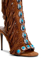 Lace Up High Heel Sandal - The Nicole - Tayan Dress Co.