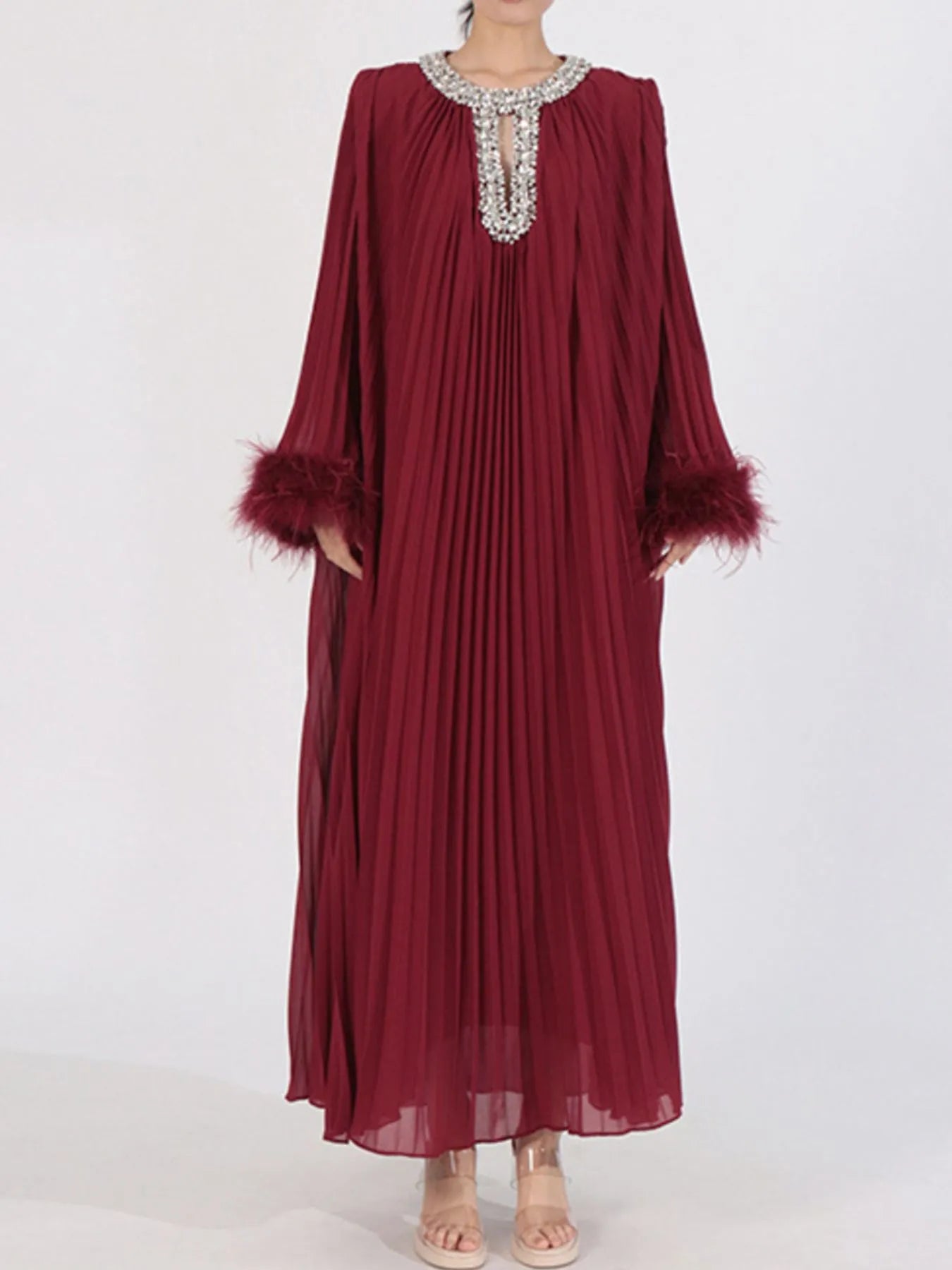 Long Sleeve Maxi Dress - The Nicole - Tayan Dress Co.