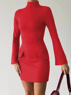 Long Sleeve Dress with Pockets - The Nicole - Tayan Dress Co.
