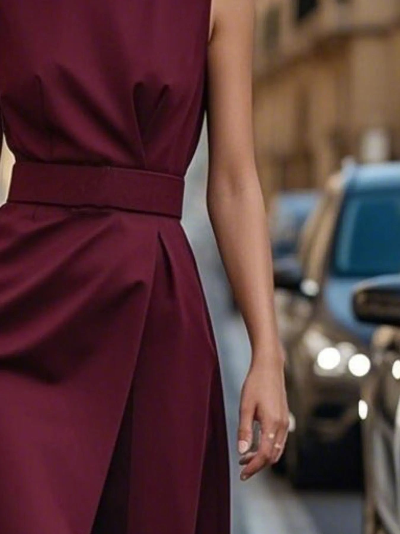 Sleeveless Midi Dress - The Nicole - Tayan Dress Co.