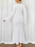 Flare Long Sleeve Dress