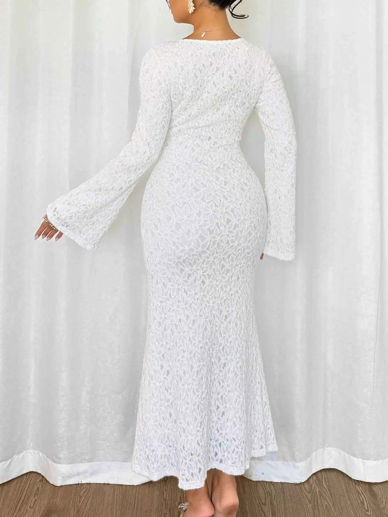 Flare Long Sleeve Dress