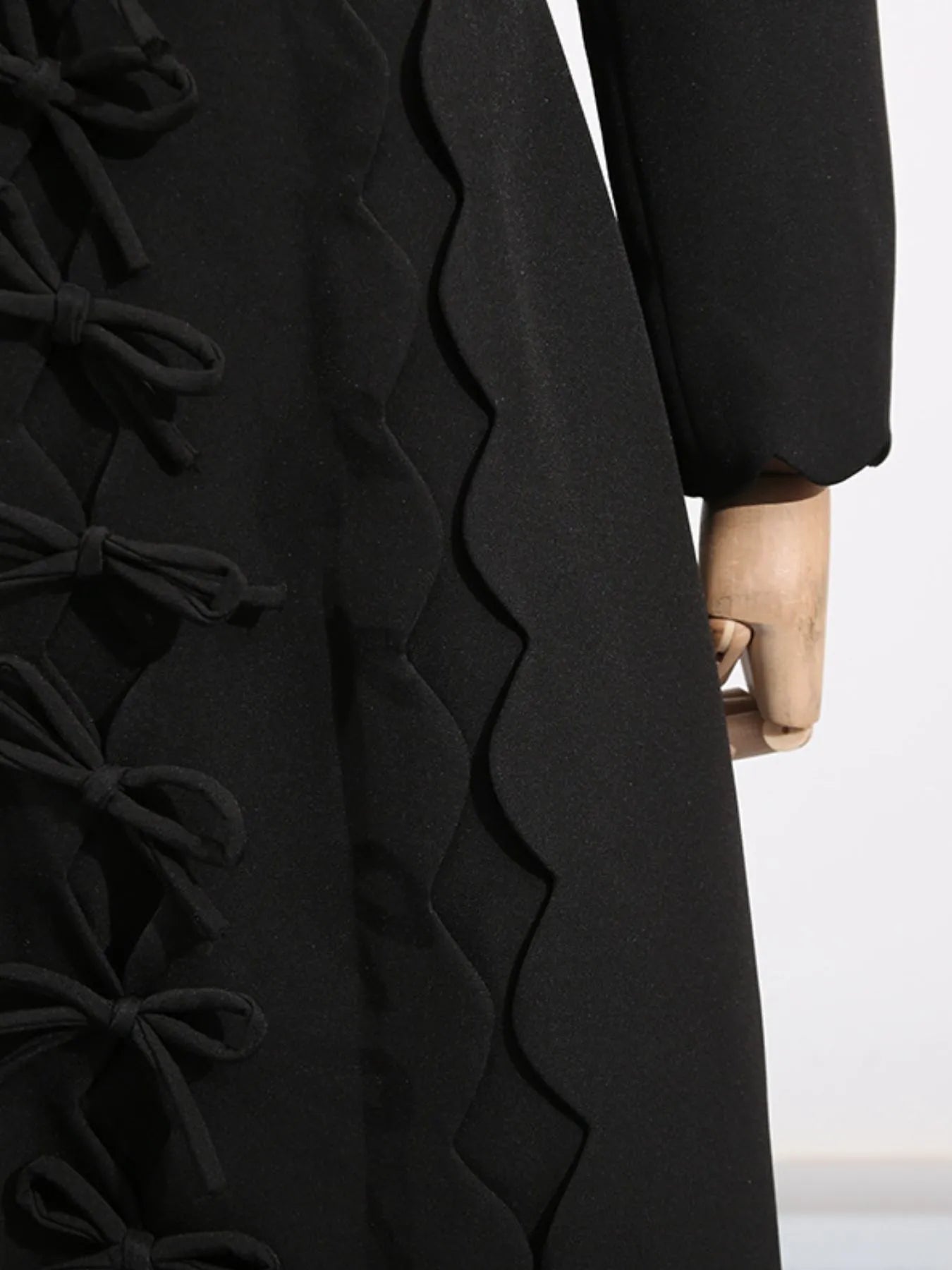 Long Sleeve Front Midi Dress - The Nicole - Tayan Dress Co.